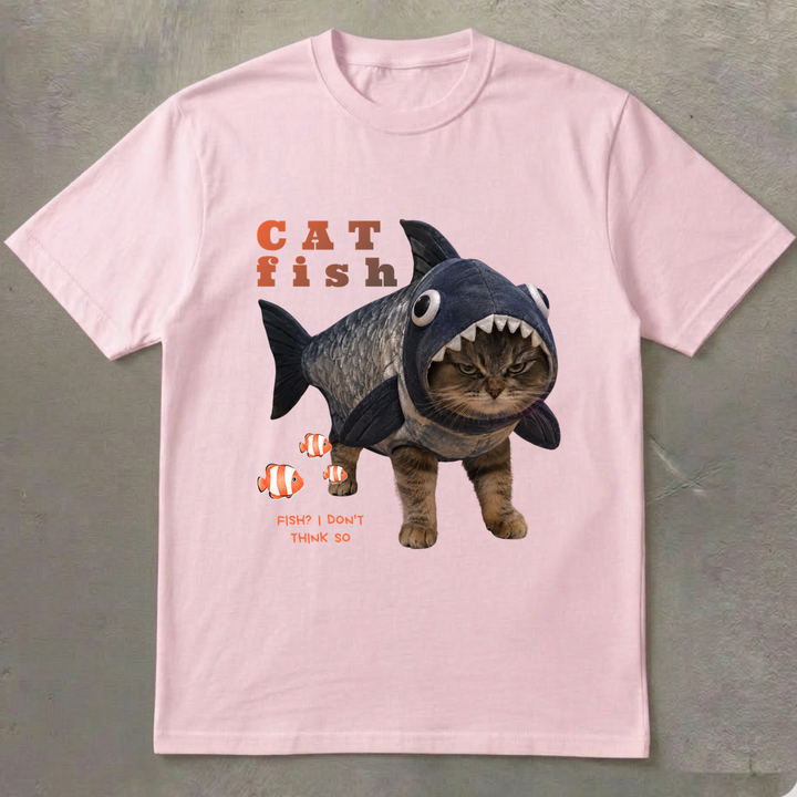Camiseta Regular Cat Fish – Neko Mania