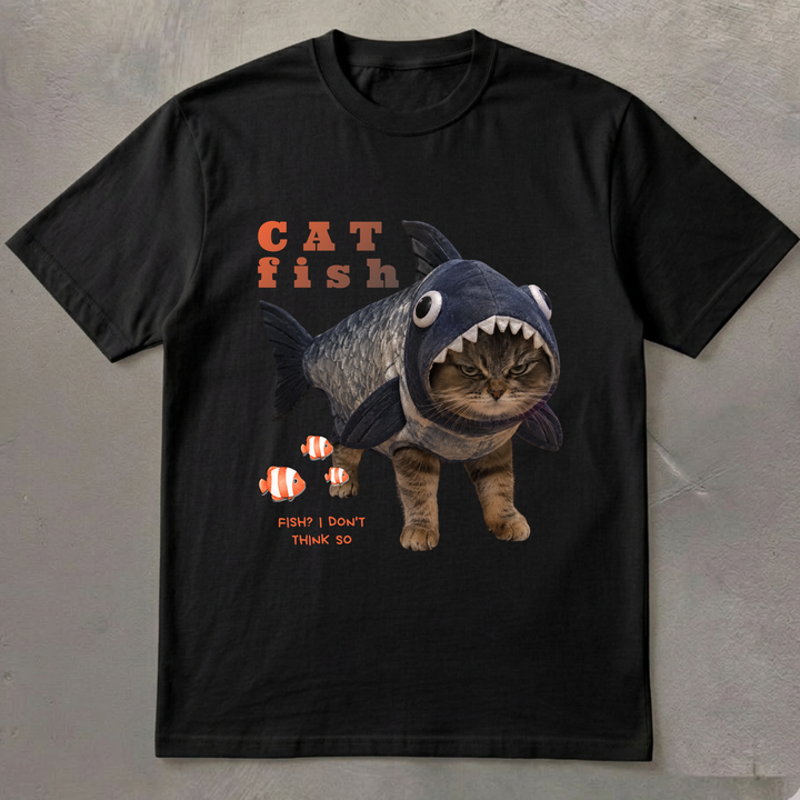 Camiseta Regular Cat Fish – Neko Mania