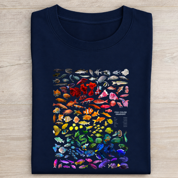 Camiseta Regular Color Fish – Neko Mania